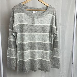 New! Grey strip sweater